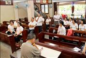 Các Gx báo cáo hoạt động Bác ái