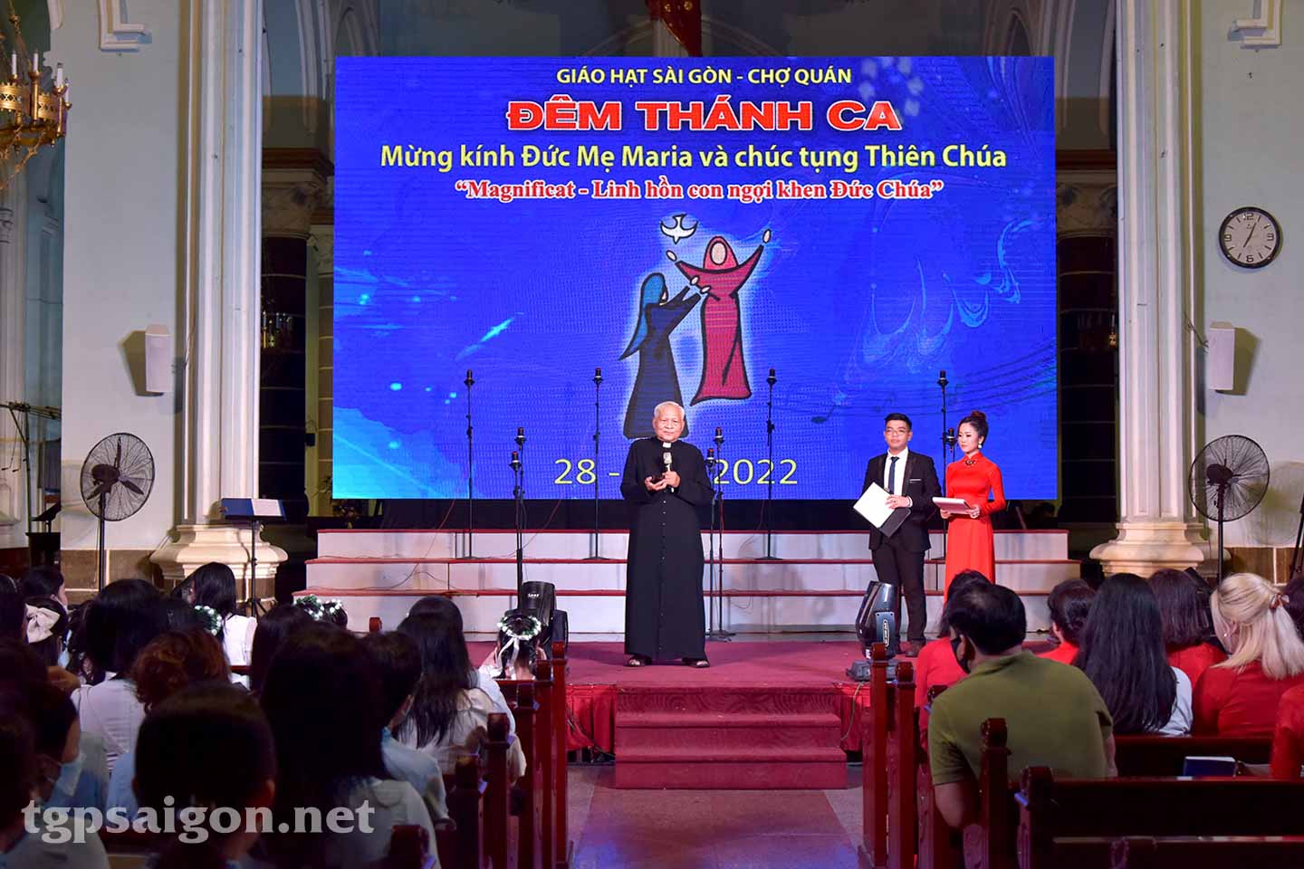 Giáo hạt Sài Gòn-Chợ Quán: đêm thánh ca mừng kính Đức Mẹ Maria và chúc tụng Thiên Chúa 28-5-2022