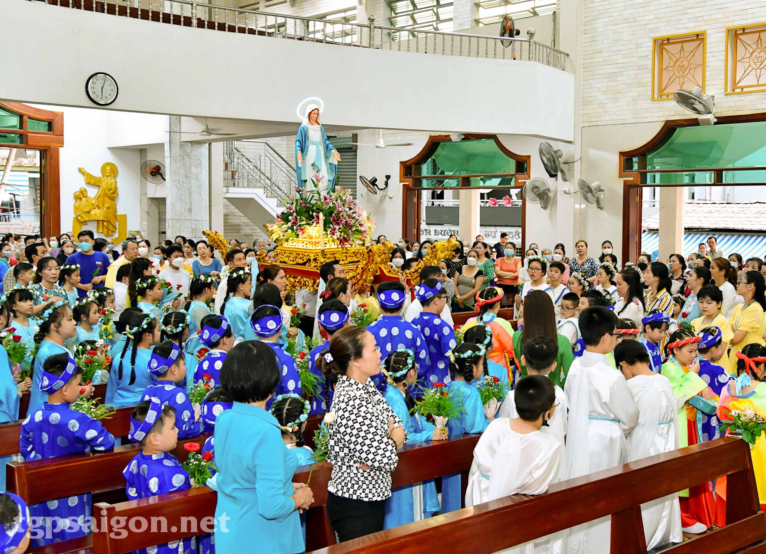 Giáo xứ Tân Phú Hòa: Bế mạc tháng hoa 2022