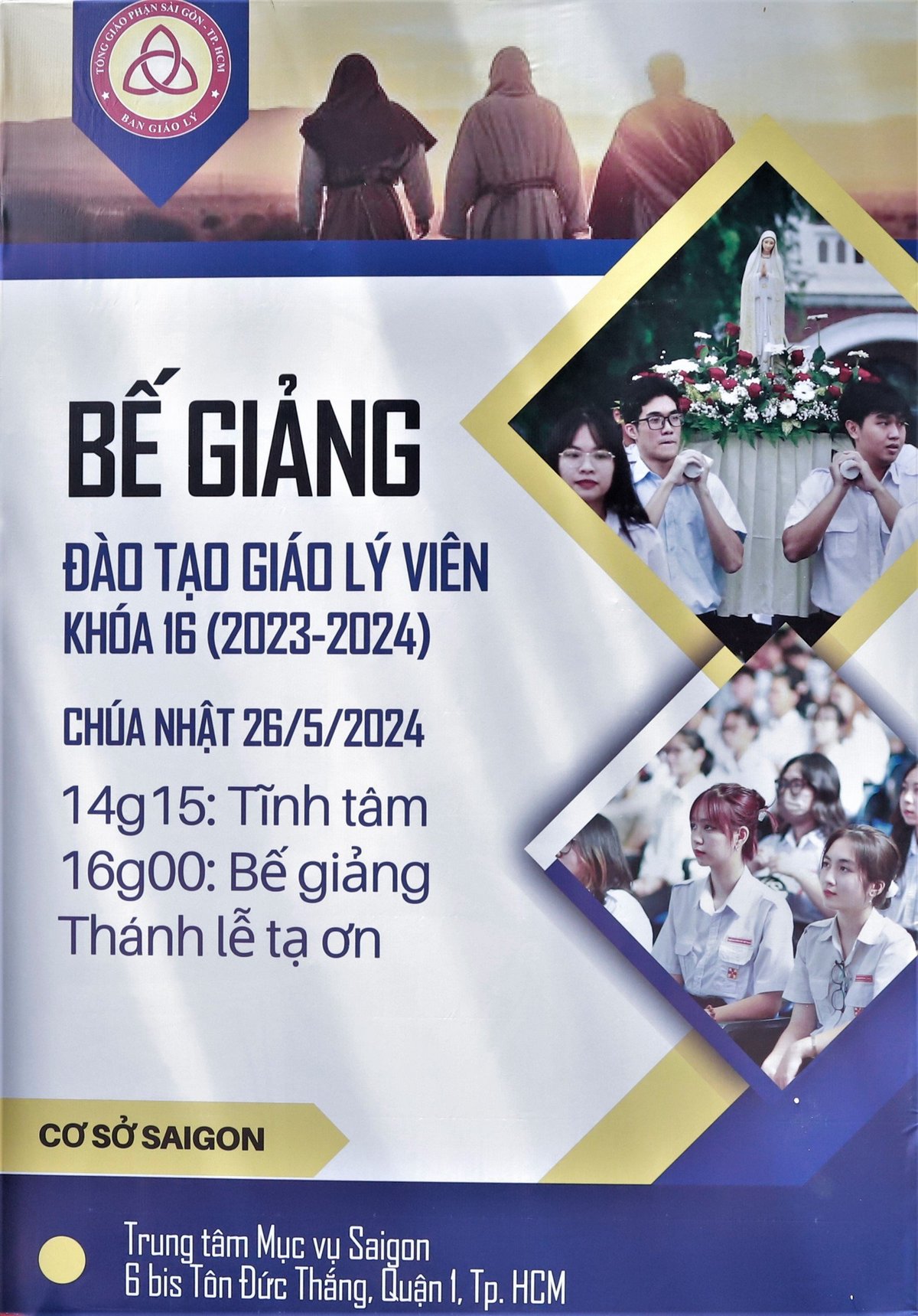 Tổng Giáo Phận Sài Gòn: Bế giảng các lớp đào tạo Giáo lý viên cấp Giáo phận Khóa 16, năm học 2023 - 2024