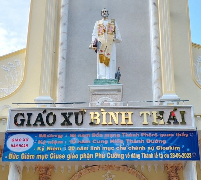 Giáo xứ Bình Thái mừng Bổn mạng và kỷ niệm Cung hiến Thánh đường