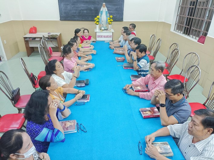 Buổi họp Legio Mariae của Praesidium Nữ Vương Hồn Xác Lên Trời ngày 1-2-2023