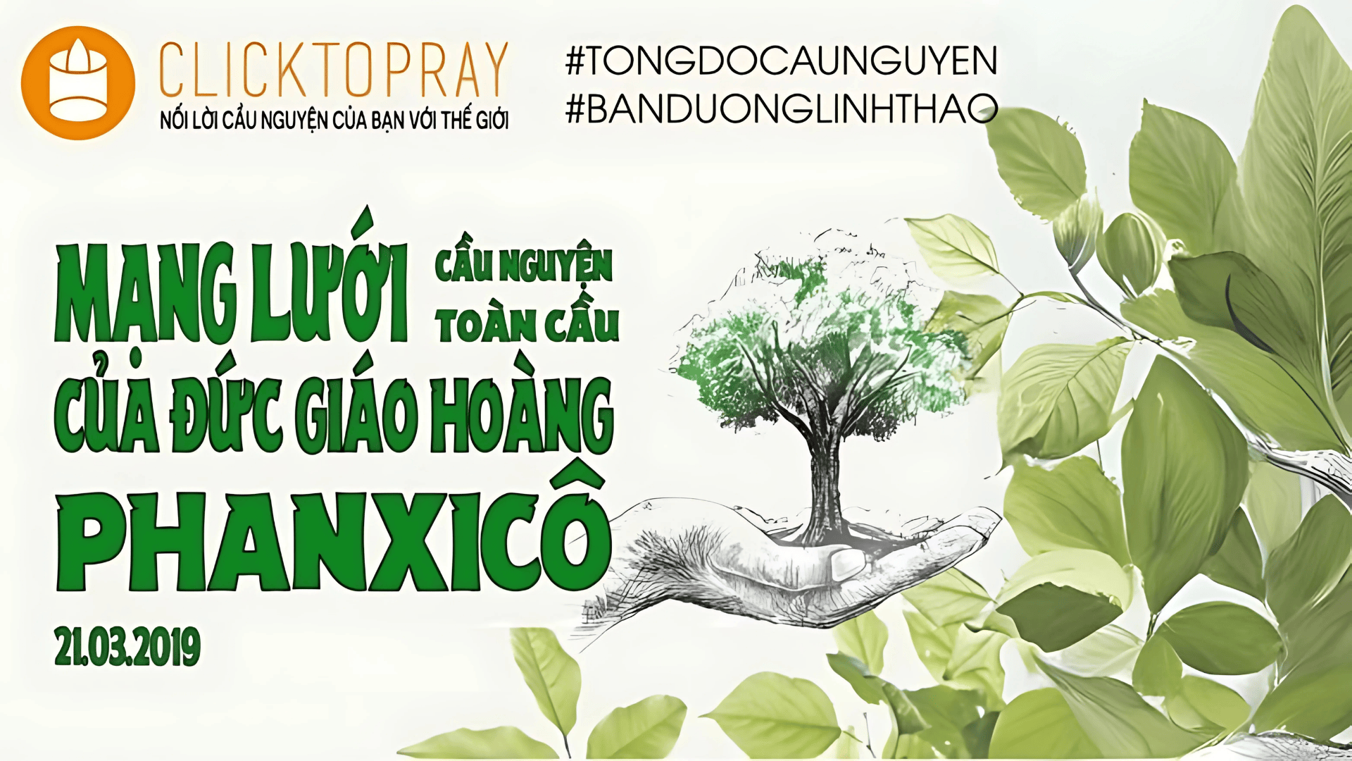 Tông Đồ Cầu Nguyện: Ngày 21/03/2019