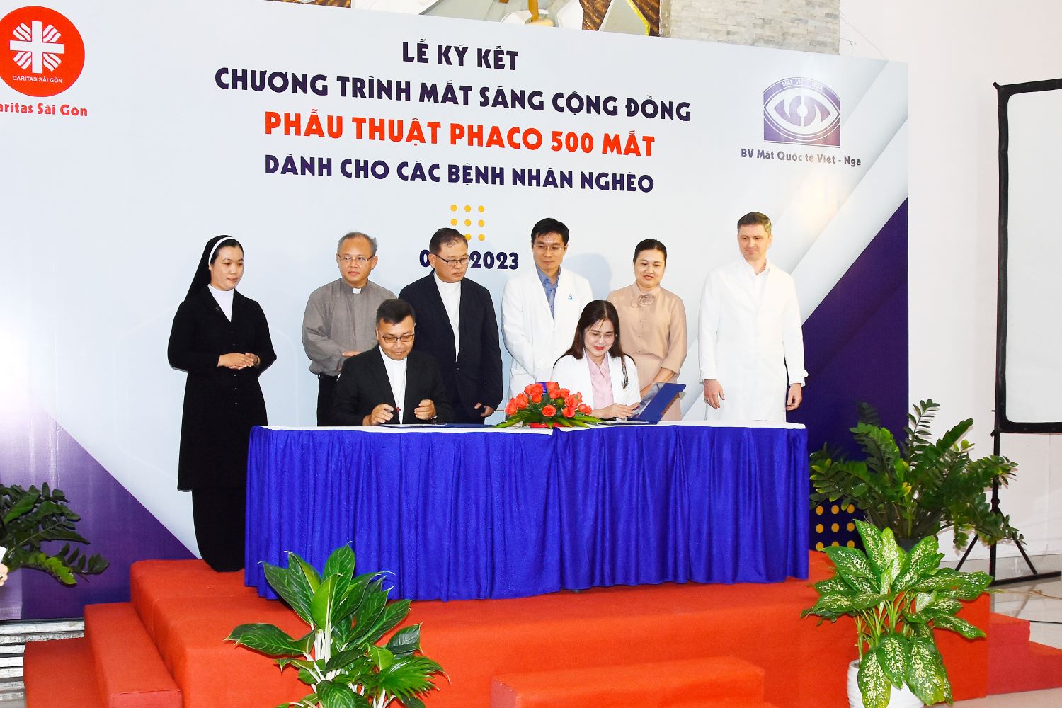 Ban Caritas Sài Gòn: Lễ ký kết Dự án “Mắt Sáng Cộng Đồng”