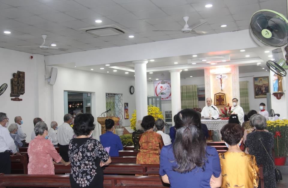 Giáo xứ Thánh Giuse Thợ: Thánh lễ chúc thọ các bậc cao niên (Mùng 2 Tết Nhâm Dần)