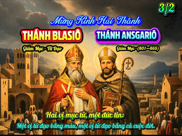Thánh Blasiô và Thánh Ansgariô