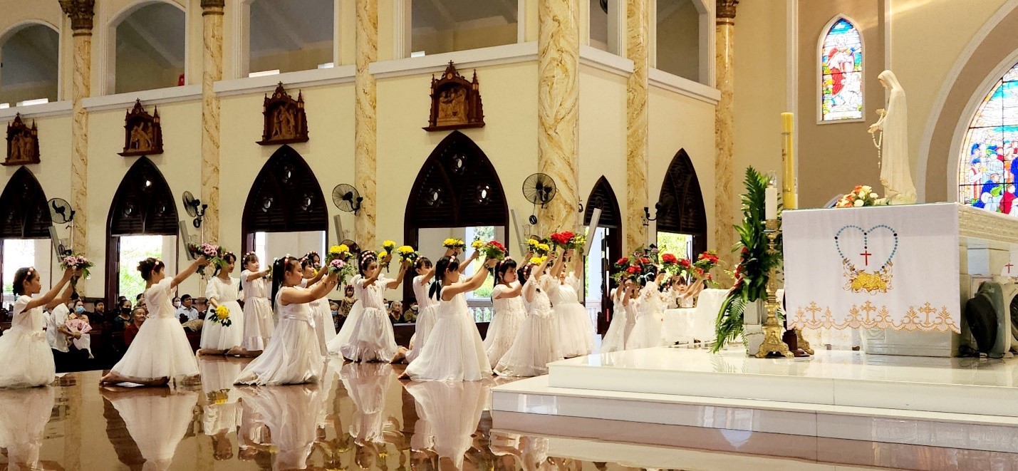 Giáo xứ Đông Quang: Khai mạc tháng Hoa kính Đức Mẹ
