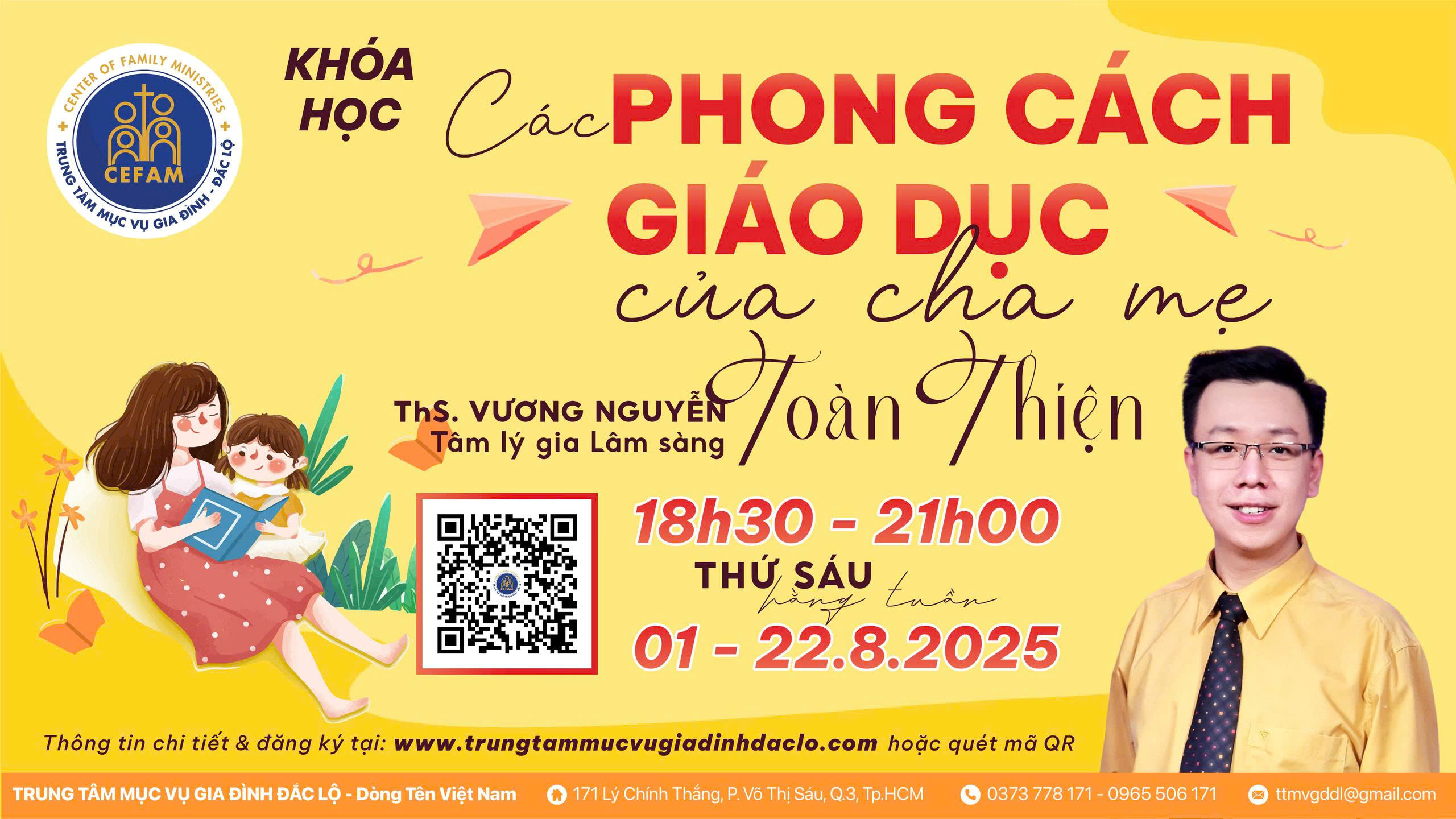 Khóa học “Các phong cách giáo dục của cha mẹ”