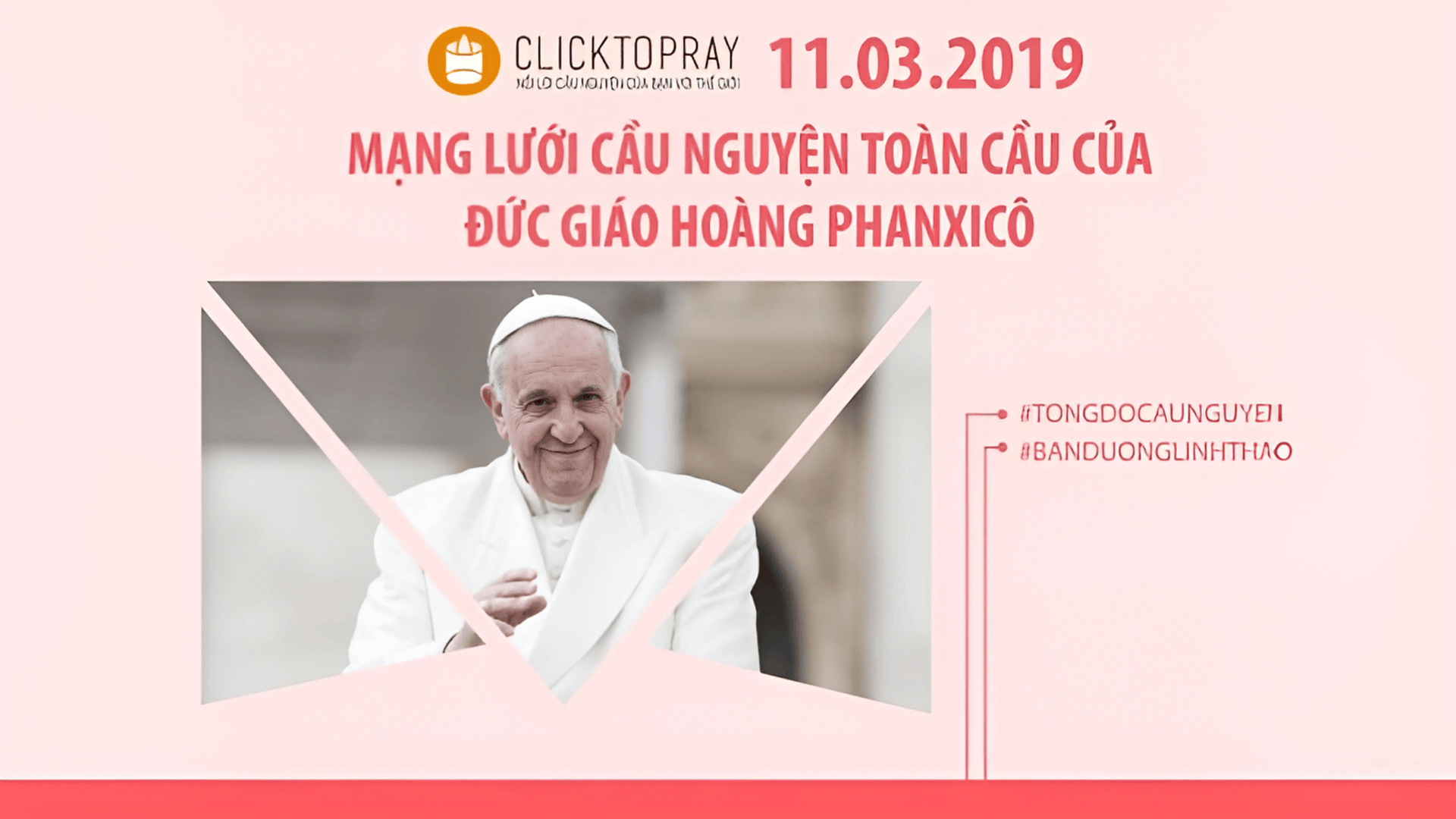 Tông Đồ Cầu Nguyện: Ngày 11/3/2019