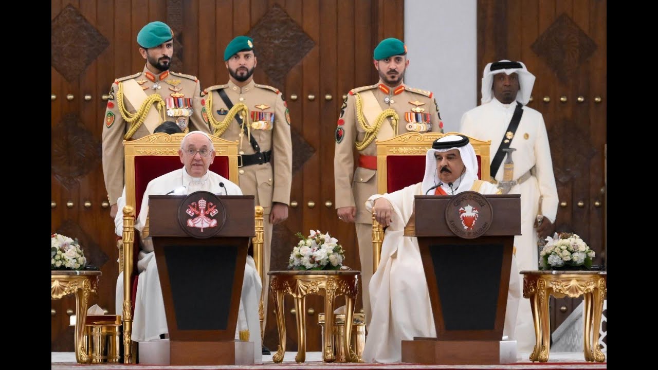 Tông du Bahrain: Diễn văn trước chính quyền, xã hội dân sự và ngoại giao đoàn