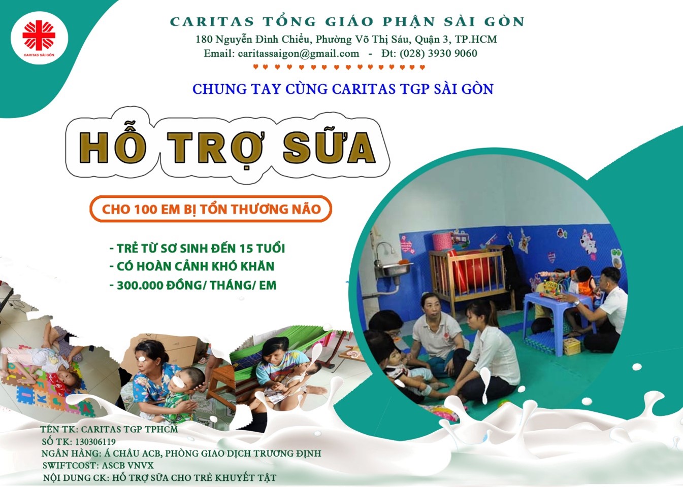 Chung tay cùng Caritas Tổng Giáo Phận Sài Gòn