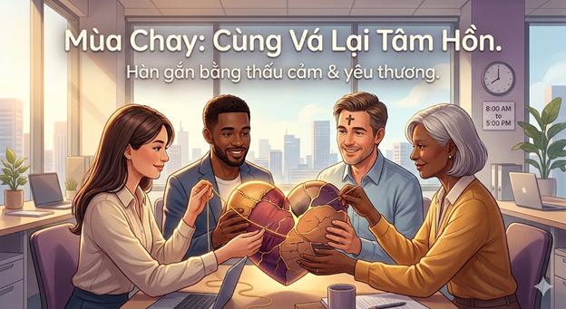 Mùa Chay: Ta học cách "Vá" Yêu Thương