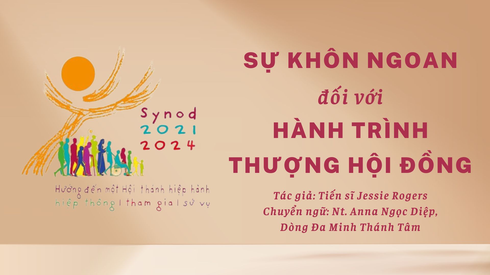 Sự khôn ngoan đối với hành trình Thượng Hội Đồng