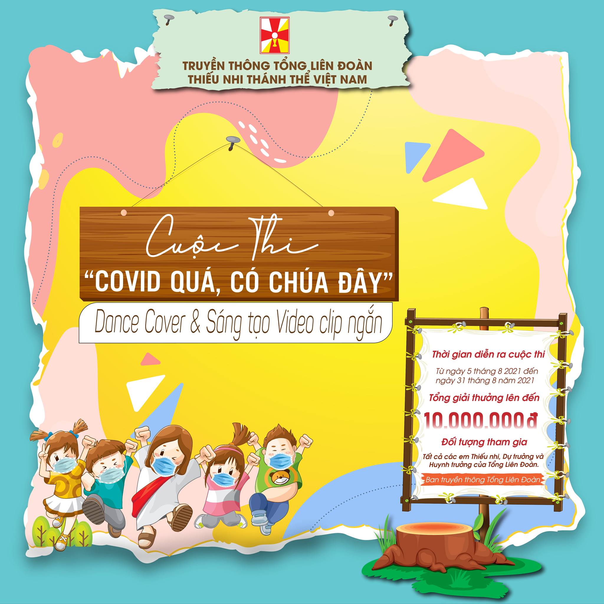 Thông báo cuộc thi “Covid quá, có Chúa đây”