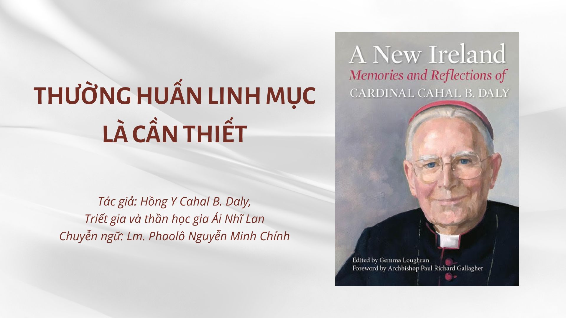 Thường huấn linh mục là cần thiết