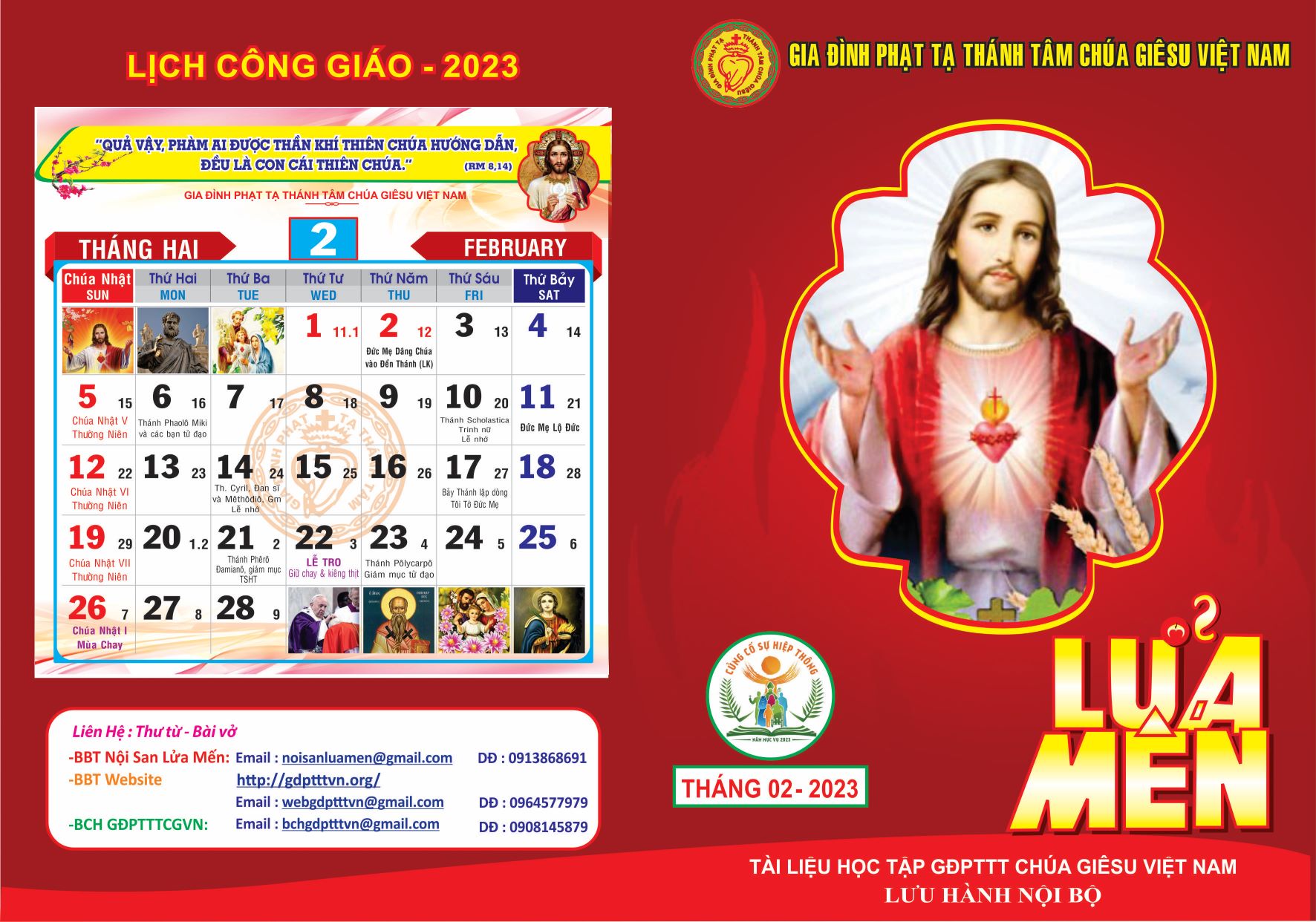 Nội san Lửa Mến tháng 02.2023