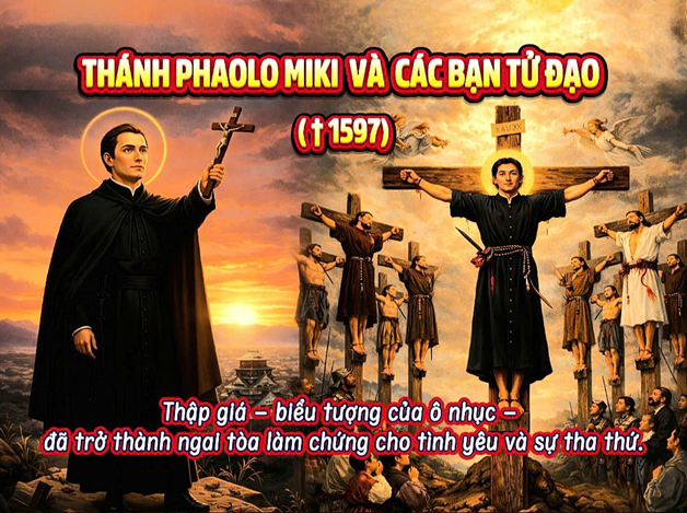 Thánh Phaolo Miki và Các Bạn Tử Đạo (†1597): Những chứng nhân đức tin giữa thời kỳ bách hại tại Nhật Bản