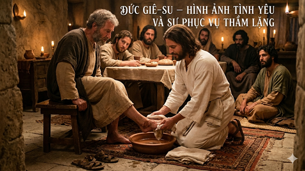Đức Giêsu - tình yêu và sự phục vụ thầm lặng