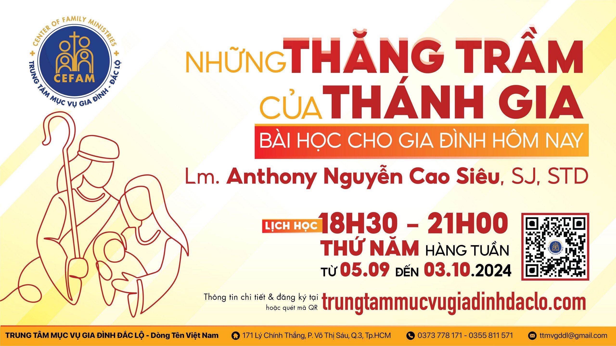 Khóa học: Những thăng trầm của Thánh Gia: bài học cho gia đình hôm nay