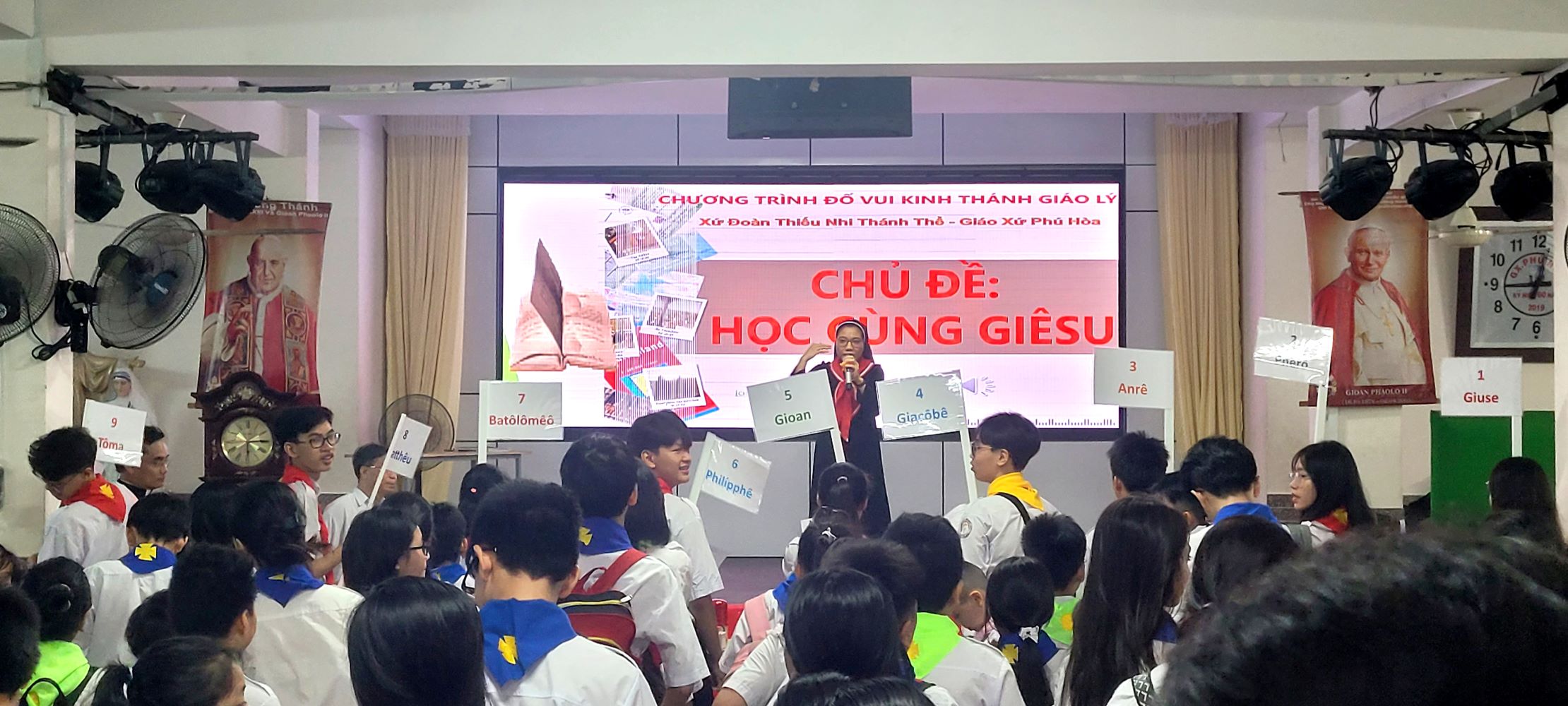 Giáo xứ Phú Hòa đố vui Giáo lý “Học Cùng Chúa Giêsu”