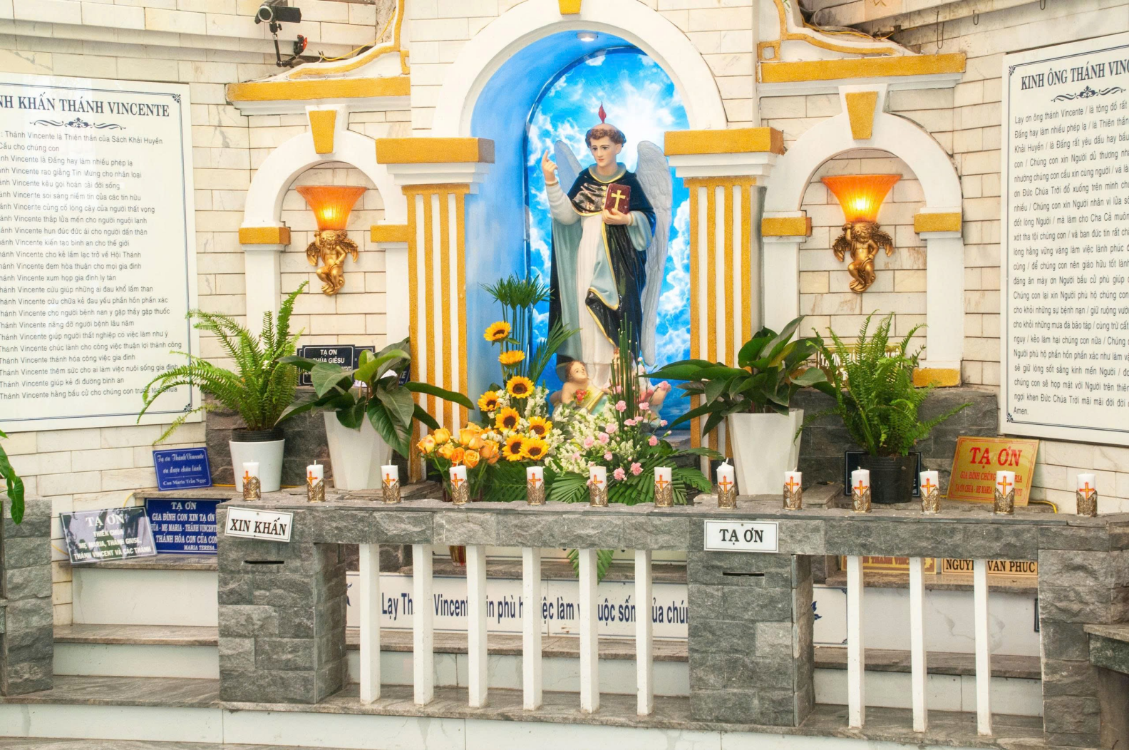 Đền Thánh Vincente giáo xứ Thăng Long mừng lễ Thánh Vincente Ferrer - Tước hiệu Đền