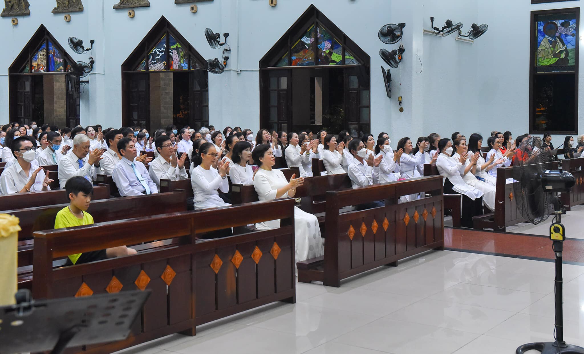 Giáo xứ Phú Bình: Legio Mariae thuộc Curia Phú Thọ 1 mừng lễ Đức Mẹ Vô Nhiễm Nguyên Tội