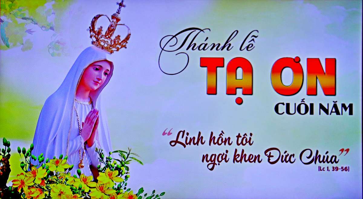 Giáo xứ Bùi Phát: Thánh lễ tạ ơn Tất niên