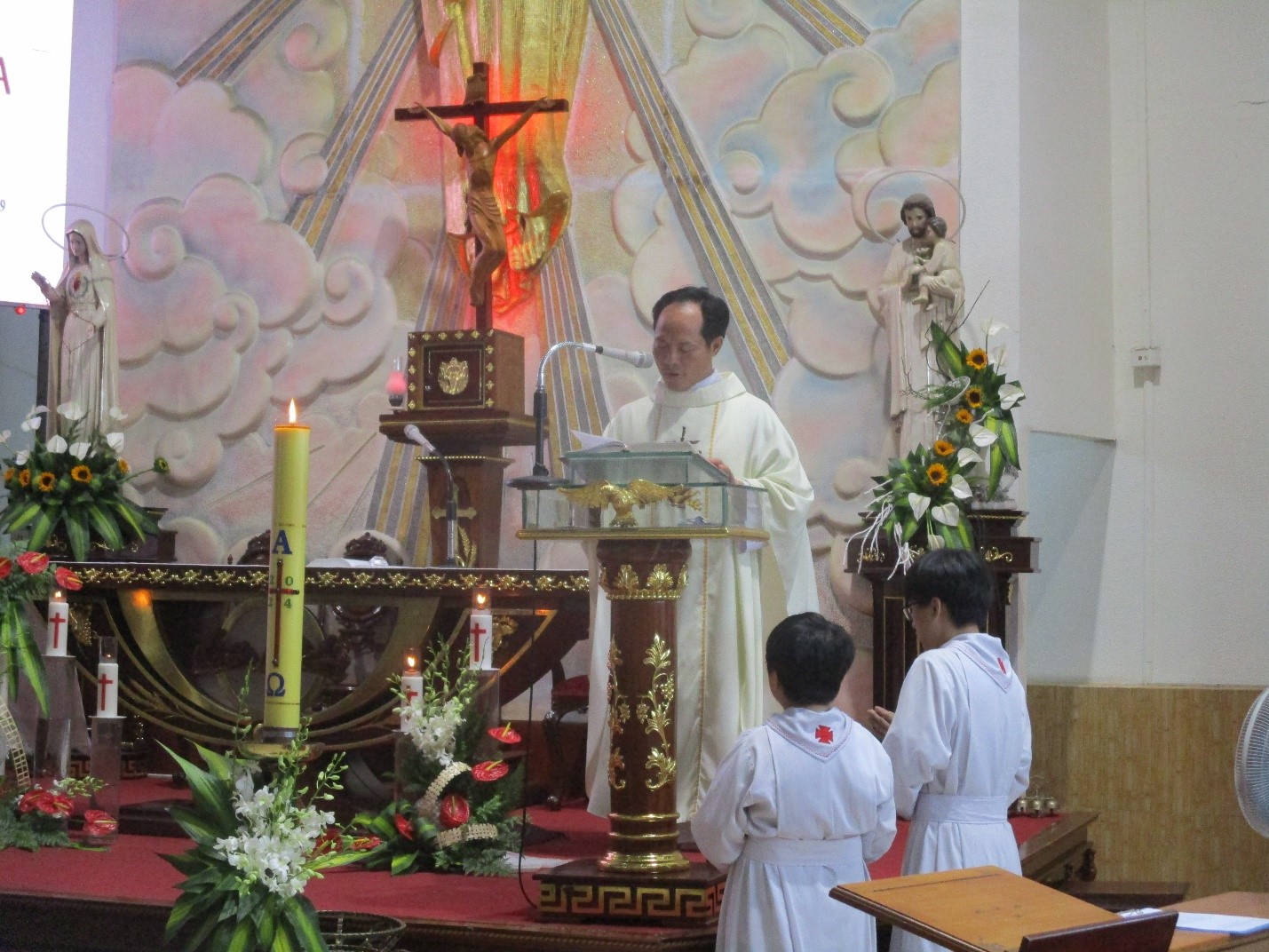 Gx. Công Lý: Thánh lễ kính Lòng Thương Xót Chúa dành cho Giới trẻ