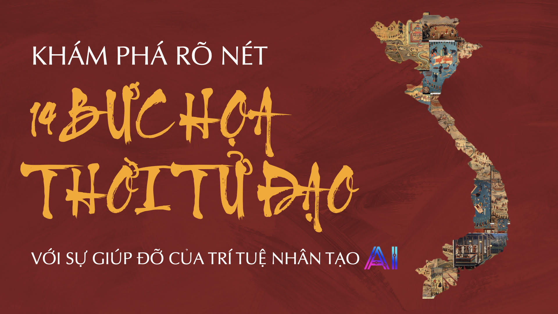 Khám phá rõ nét 14 bức họa thời tử đạo với sự giúp đỡ của trí tuệ nhân tạo AI