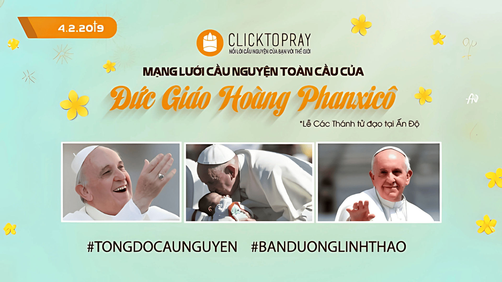 Tông Đồ Cầu Nguyện: Ngày 04/02/2019