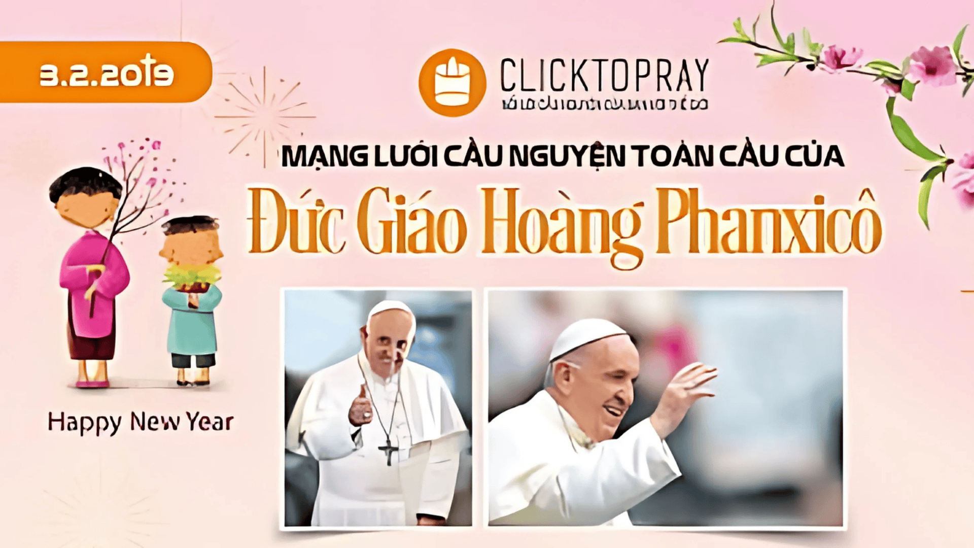 Tông Đồ Cầu Nguyện: Ngày 03/02/2019