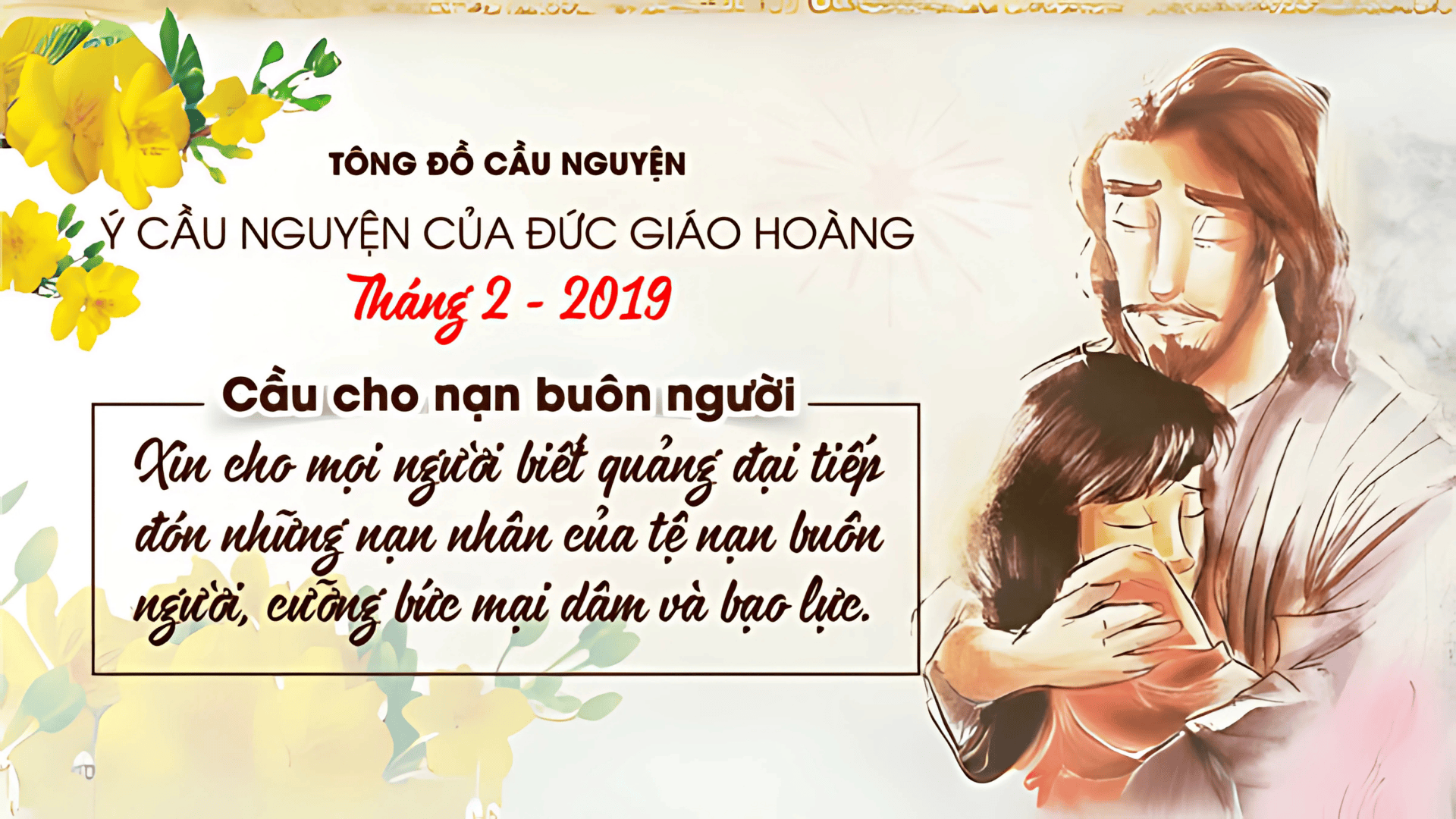 Ý cầu nguyện của Đức Giáo hoàng: Tháng 02.2019