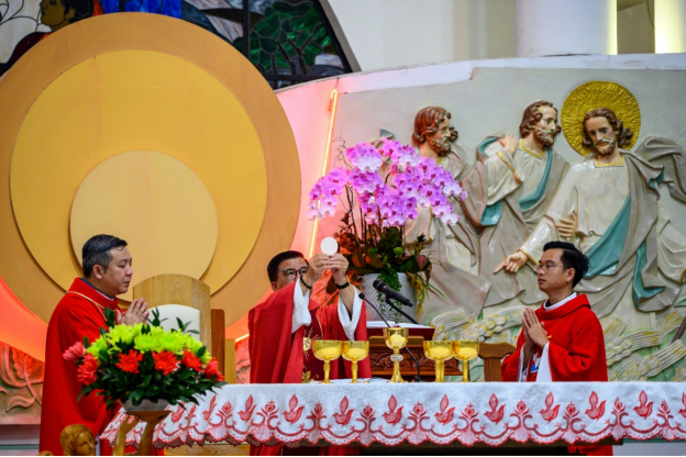 Huynh đoàn Đa Minh giáo xứ Tân Phước mừng lễ Bổn mạng: Thánh Giuse Hoàng Lương Cảnh