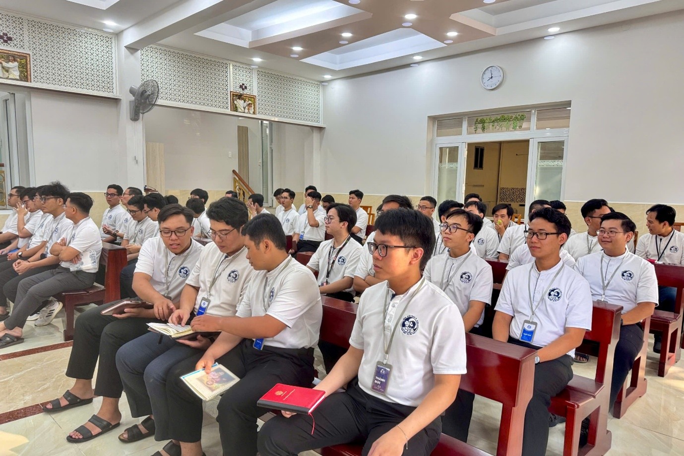 Dự tu Tổng Giáo Phận Sài Gòn tham dự buổi Tĩnh tâm tháng 3