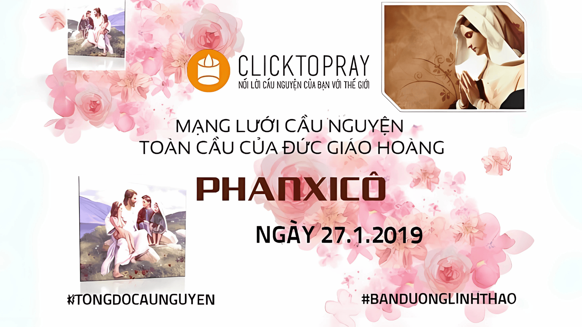 Tông Đồ Cầu Nguyện: Ngày 27.01.2019