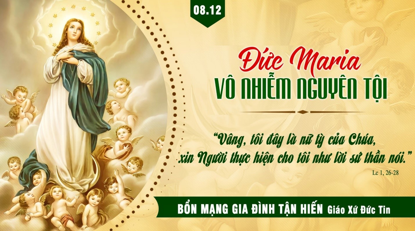 GX Đức Tin: Mừng kính Đức Mẹ Vô Nhiễm Nguyên Tội - Bổn mạng nhóm Gia đình Tận hiến