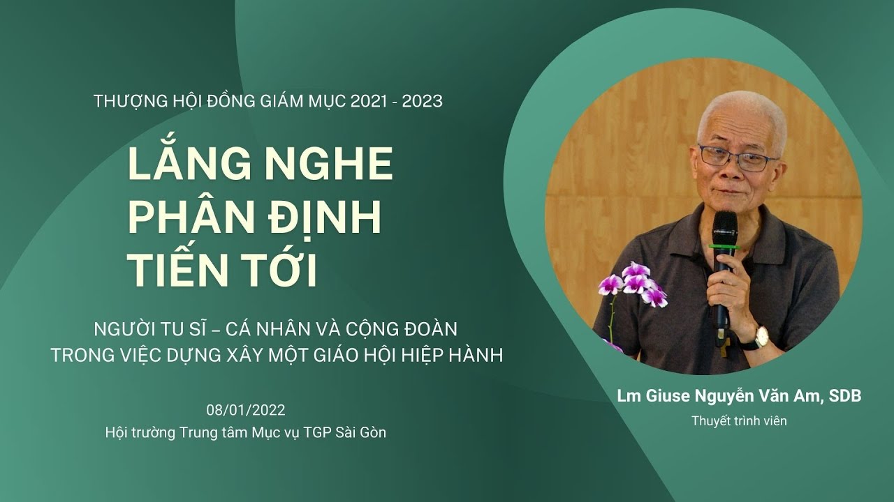 Bài nói chuyện với anh chị em giáo dân về Giáo hội Hiệp Hành