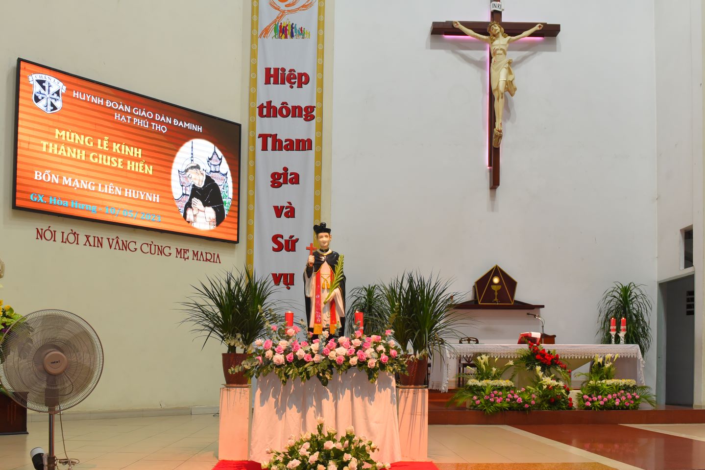 Giáo hạt Phú Thọ: Liên Huynh Thánh Giuse Hiển mừng bổn mạng