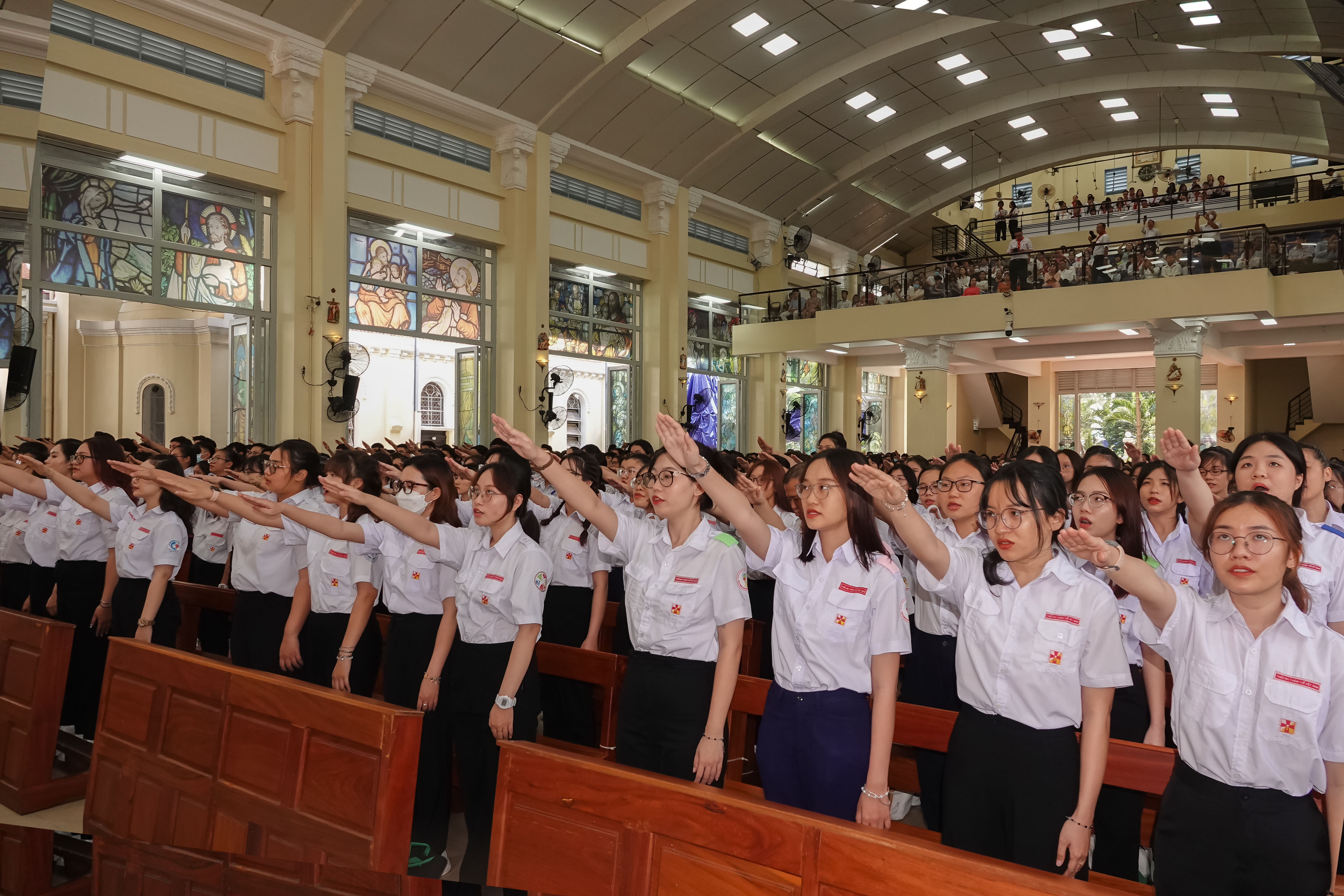 Liên Đoàn Anrê Phú Yên: Thánh lễ Tuyên hứa Huynh trưởng cấp 1 và tân Ban điều hành Liên đoàn nhiệm kỳ 2023-2025