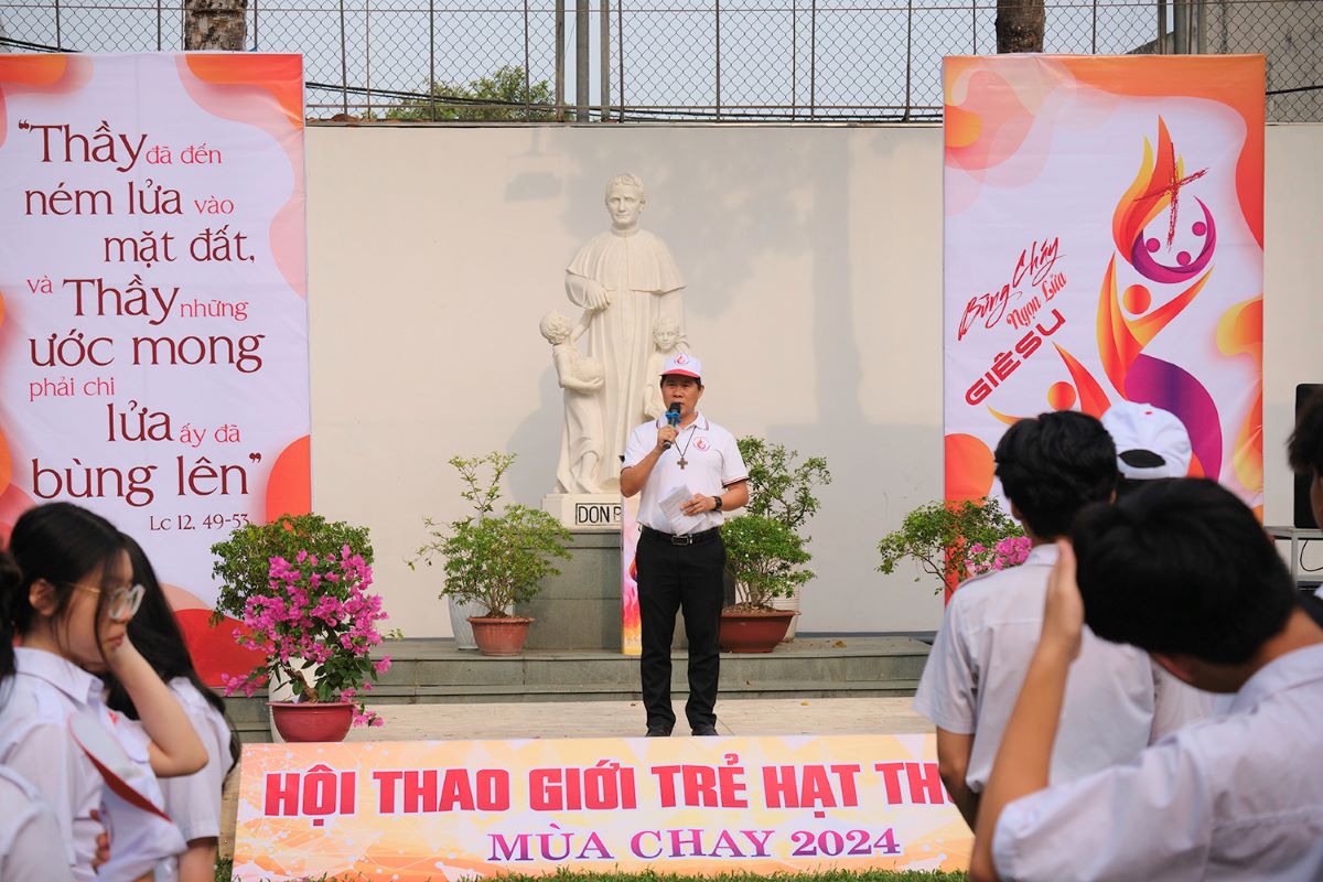 Giáo hạt Thủ Đức: Hội thao Giới Trẻ Mùa Chay 2024: “Bừng Cháy Ngọn Lửa Giêsu”