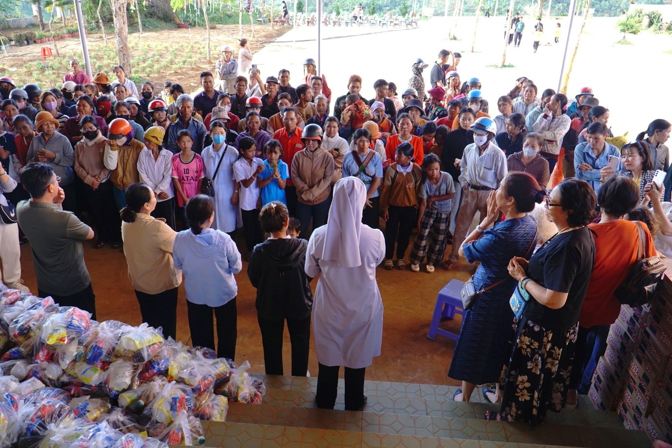 Caritas Hạt Xóm Mới: Chương trình thiện nguyện Mùa Chay tại Giáo họ Kim Ngọc, Tà Đùng