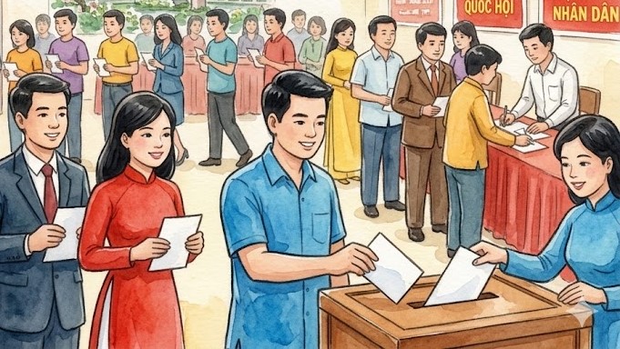 Thông báo: Bầu cử Quốc Hội và Hội Đồng Nhân Dân nhiệm kỳ 2026-2031