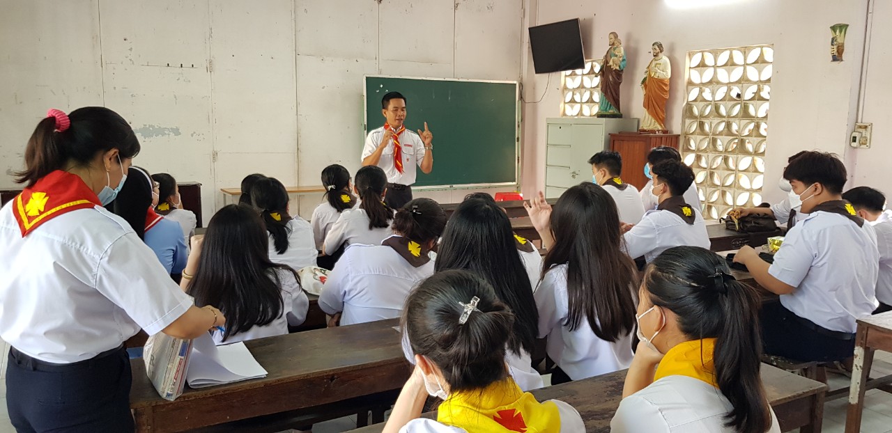 Giáo hạt Thủ Đức: Thiếu nhi Thánh thể của các xứ đoàn trở lại việc học trực tiếp 13-2-2022