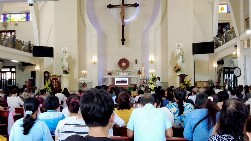 Giáo xứ Bắc Hà: Thánh lễ kỷ niệm Đức Mẹ hiện ra tại Fatima 12-08-2023