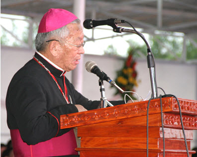 Diễn văn của Đức cha Chủ tịch HĐGMVN với Đức Thánh Cha, 27-06-2009