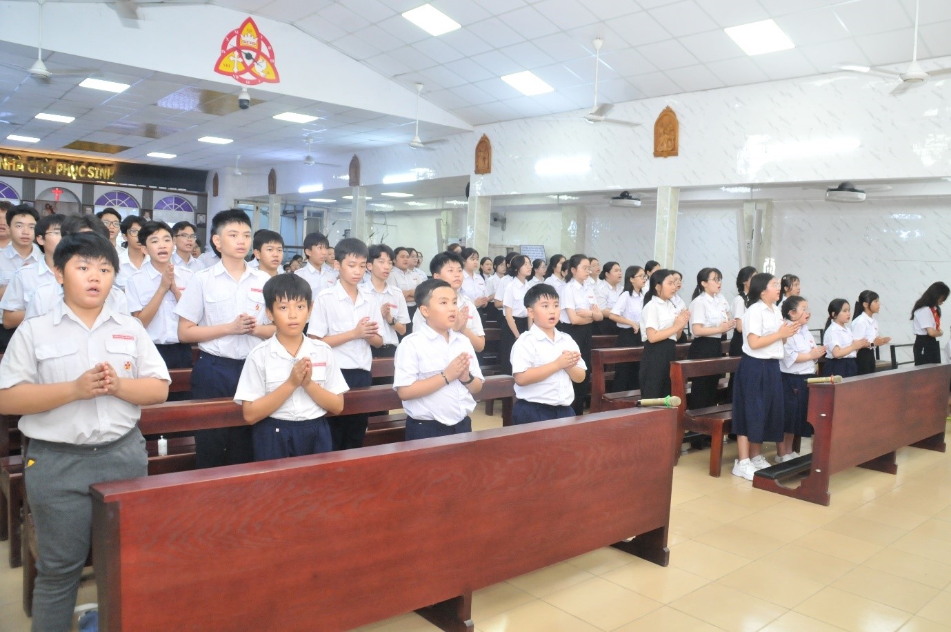 Giáo xứ Bình Hưng: Thánh lễ Tuyên Hứa của Thiếu nhi