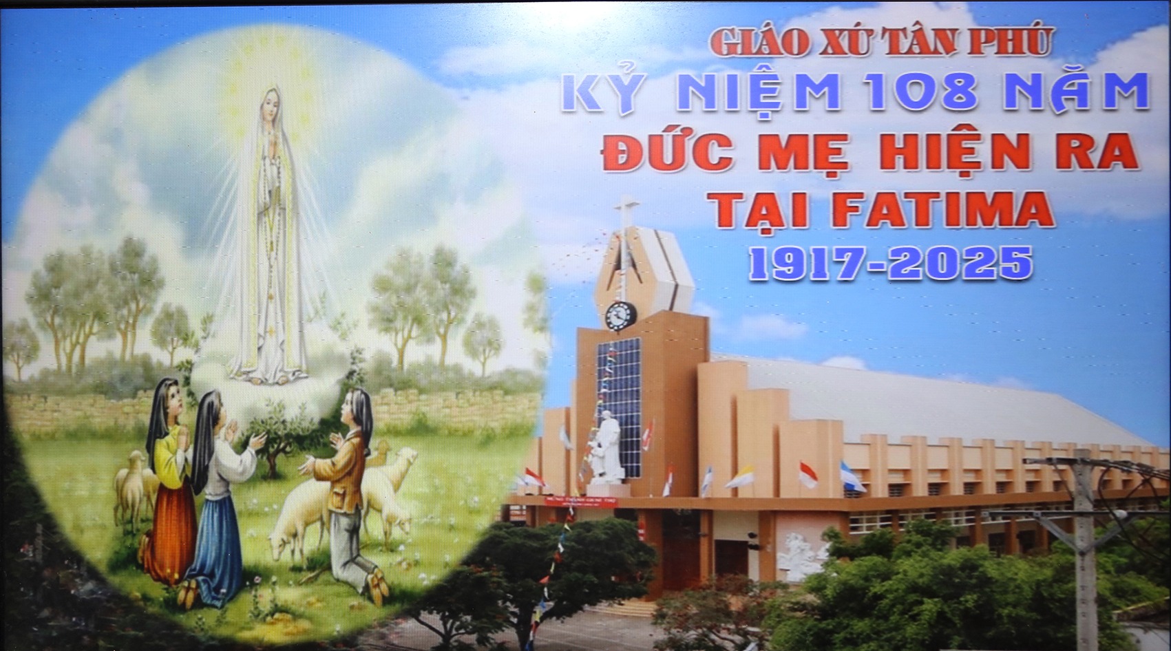 Giáo xứ Tân Phú: Thánh lễ kỷ niệm Đức Mẹ hiện ra tại Fatima