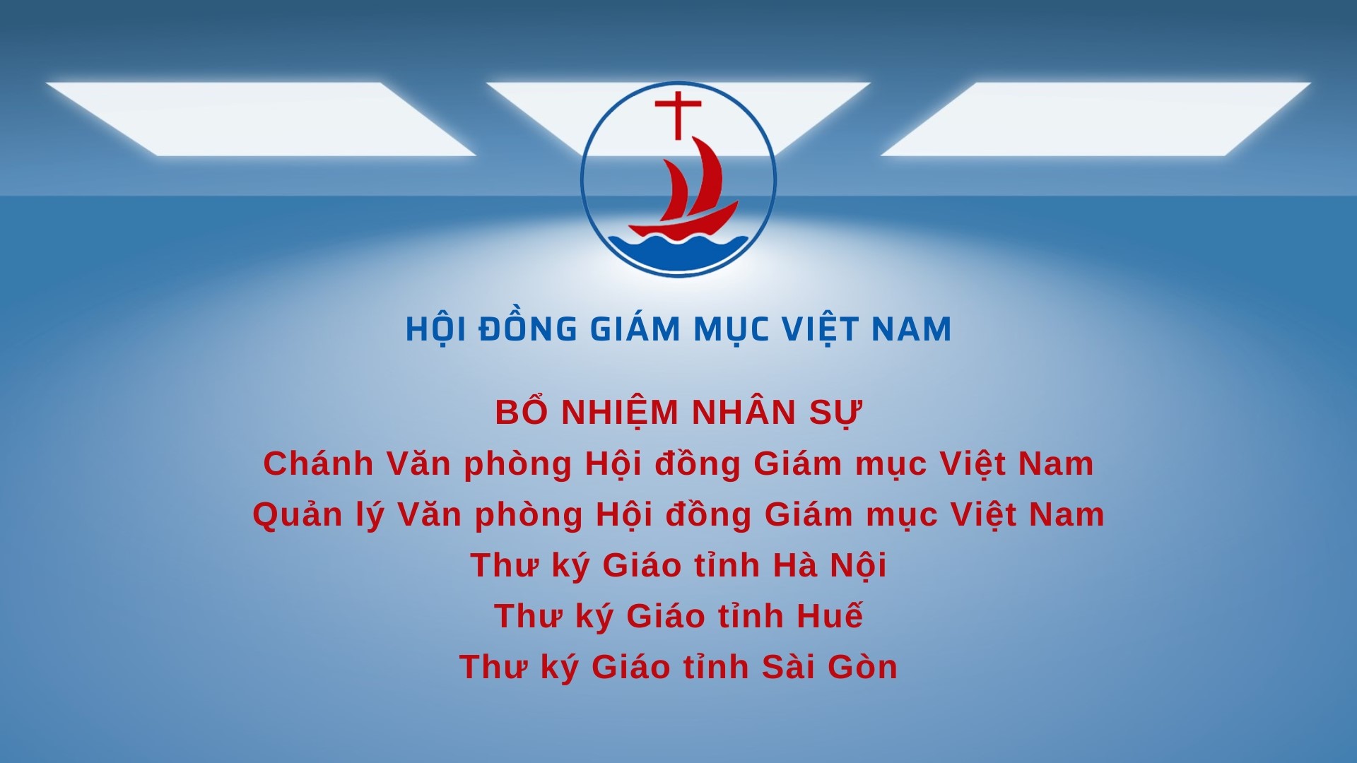 Hội đồng Giám mục bổ nhiệm nhân sự