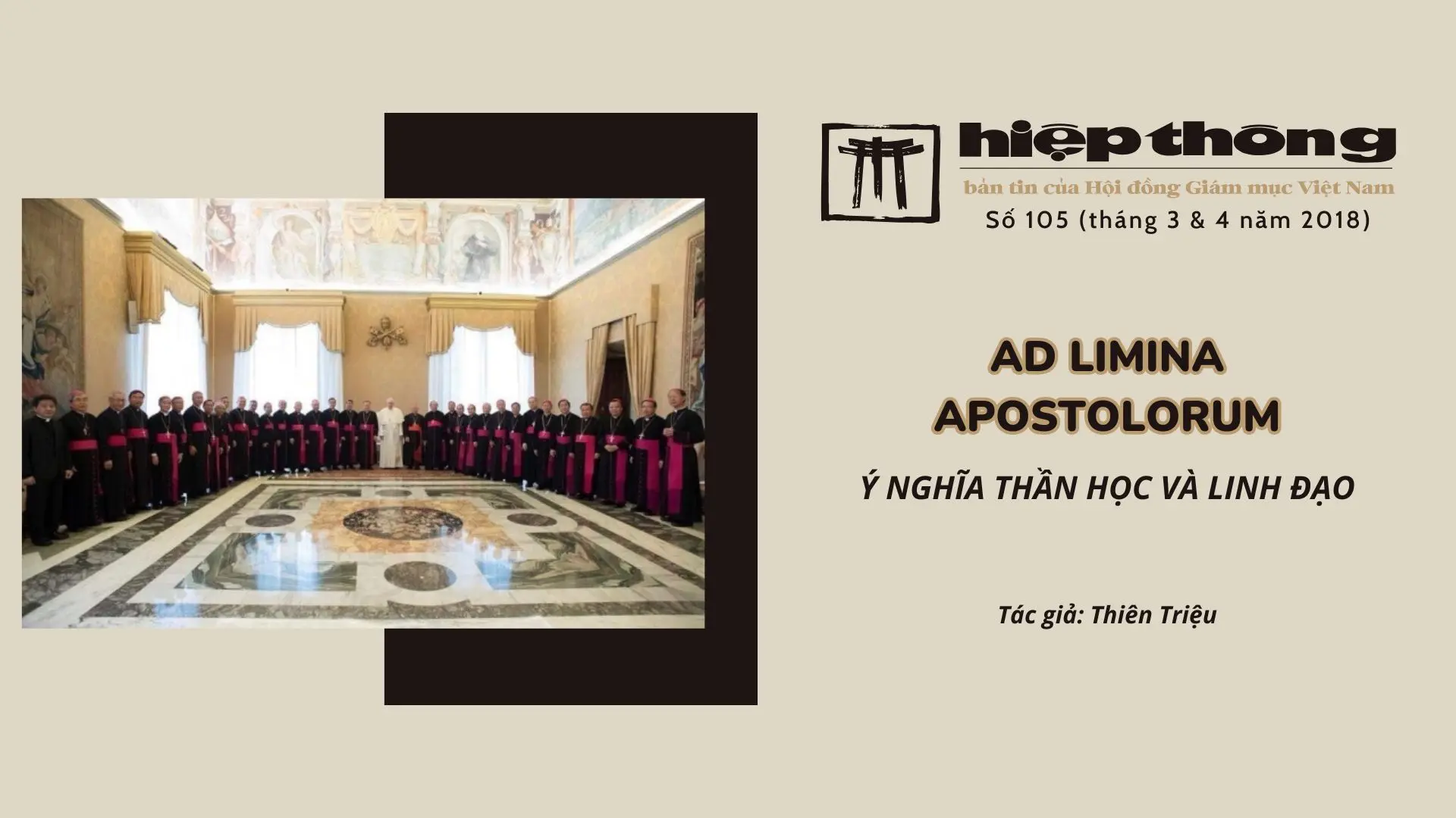 Ad Limina  Apostolorum  - Ý nghĩa Thần học và Linh đạo