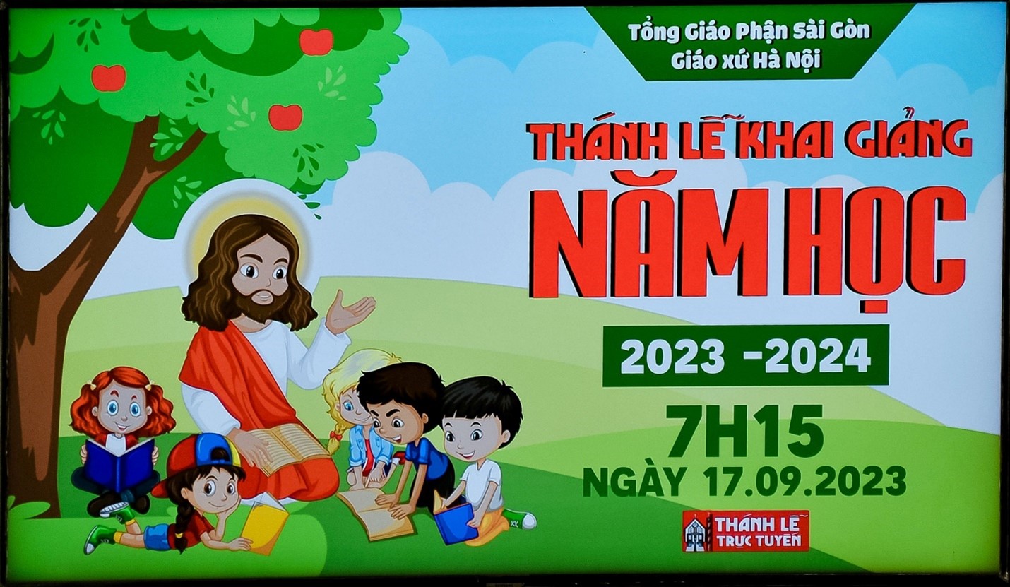 Giáo xứ Hà Nội: Khai giảng năm học Giáo lý 2023 - 2024